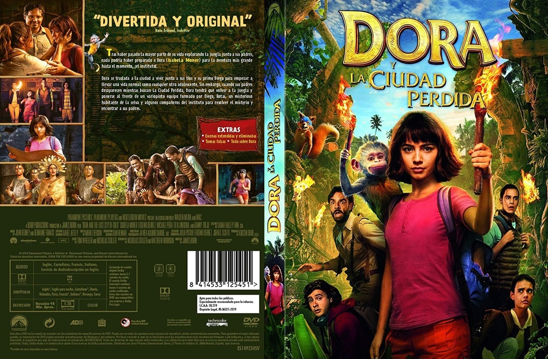 DORAYLACIUDADPERDIDA - Dora Y La Ciudad Perdida [2019] [DVD9/Pal] [Audio: Cast/Fran/Ita/Ing] [Subs: Cas+8] [Comedia/Infantil]