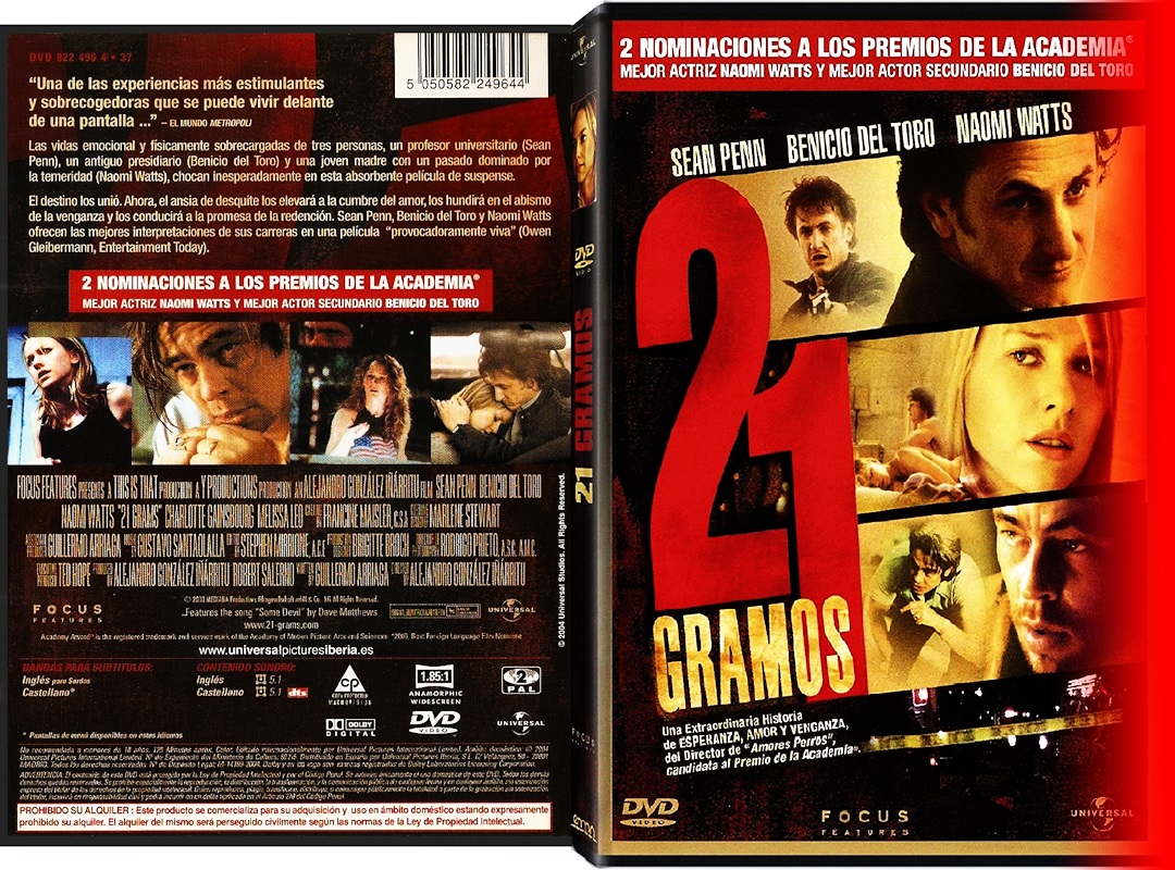 21gramos - 21 Gramos [2003] [DVD9 Full/Pal] [Audio/Subtítulos: Castellano/Inglés] [Drama/Historias Cruzadas]
