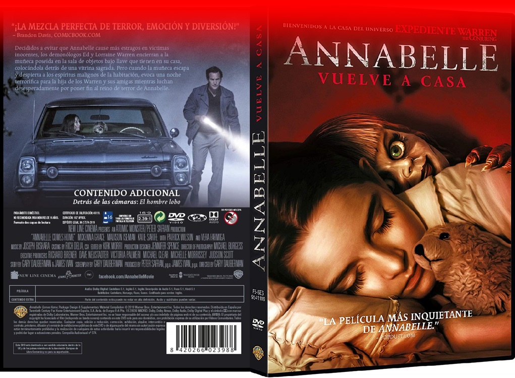 Annabelle3 - Annabelle 3 Vuelve A Casa [2019] [DVD9 Full/Pal] [Aud:Castellano/Inglés/Ruso/Hindi] [S:Cas+11] [Terror]