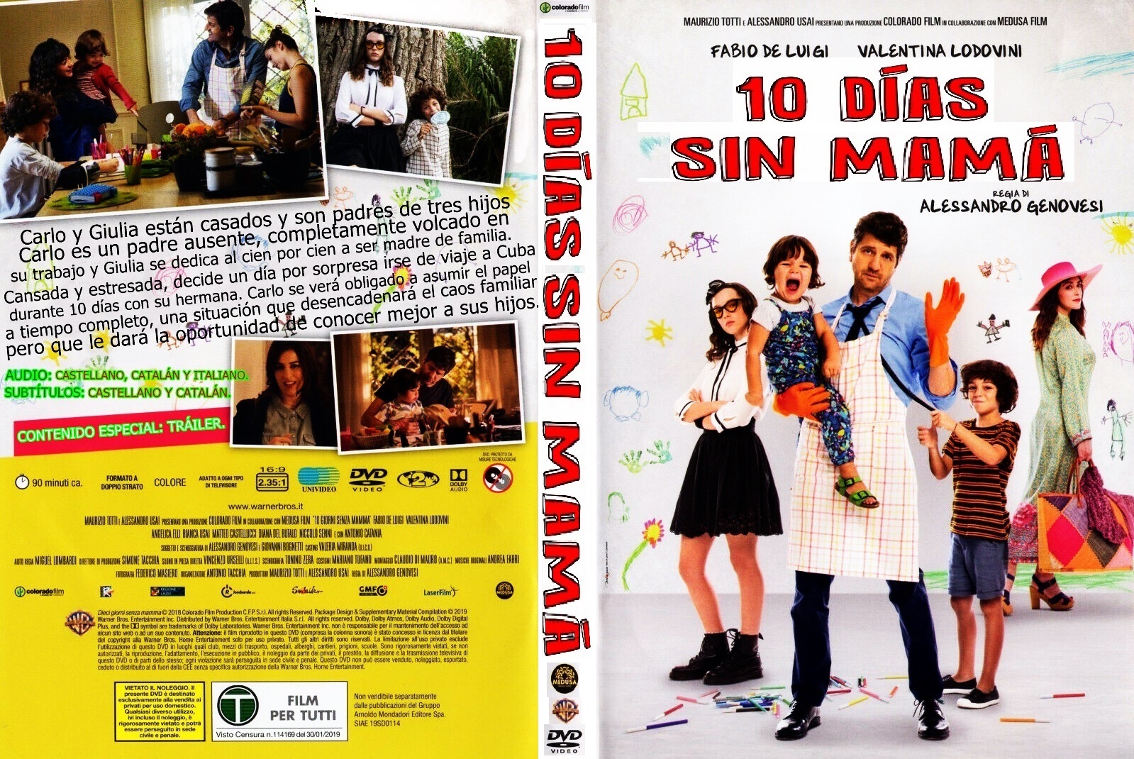 10diassinmamac6f74 - 10 Días Sin Mamá [2019] [DVD9/Pal] [Audio:Castellano/Catalán/Italiano] [Subtítulos:Castellano/Catalán] [Comedia]