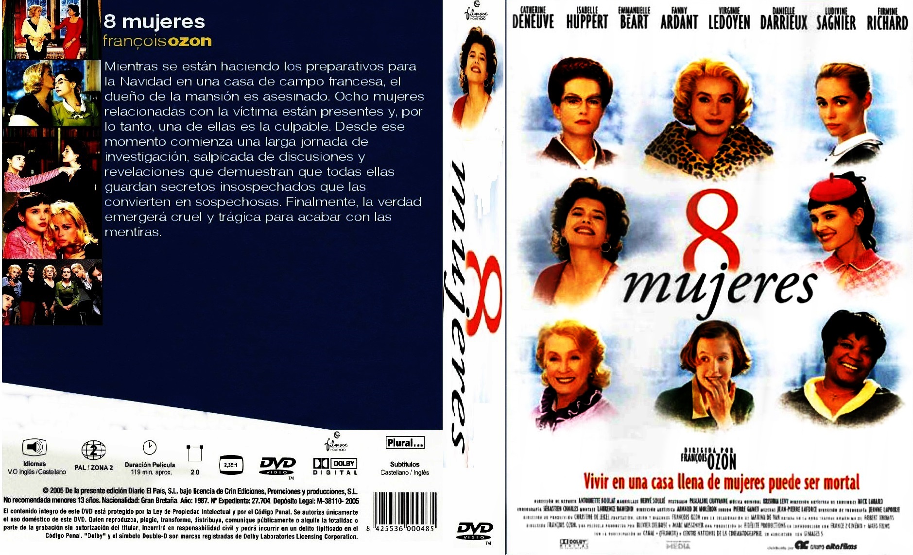8Mujeresdvd3 - 8 Mujeres [2002] [DVD5/Pal] [Audio:Castellano,Francés] [Sub:Español] [Comedia_Musical]