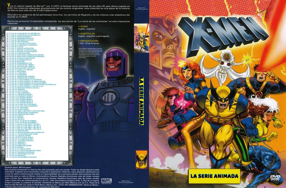 X MEN - X-Men Serie TV [Temporadas 1-2-3-4-5] [1992] [MKV] [Audio/Sub:Español_Latino,Inglés] [Animación]
